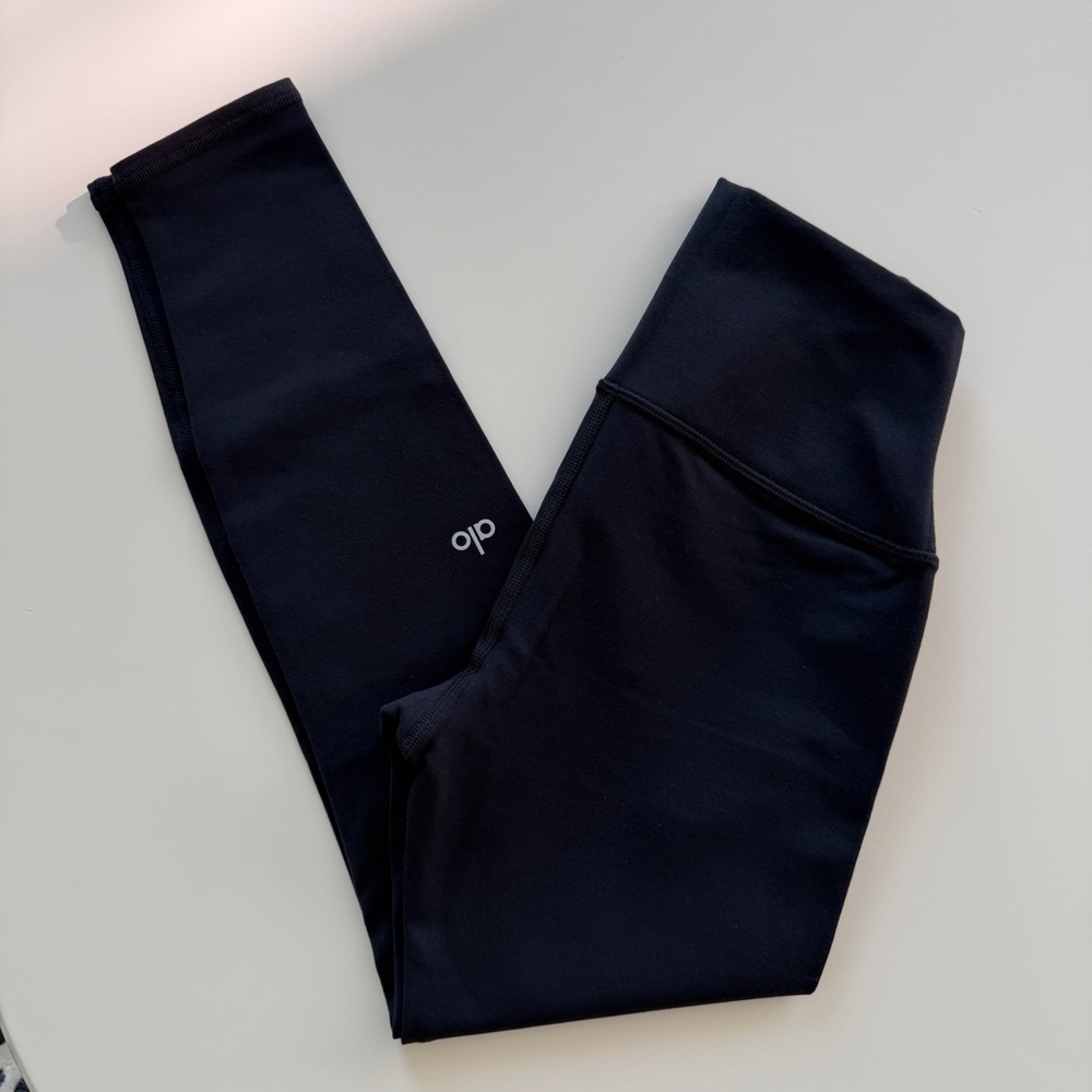 ALO Yoga 7/8 High-Waist Airbrush Leggings Black